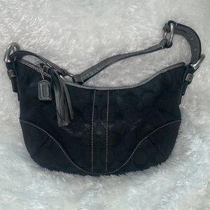 Coach bag with python strap - like new condition